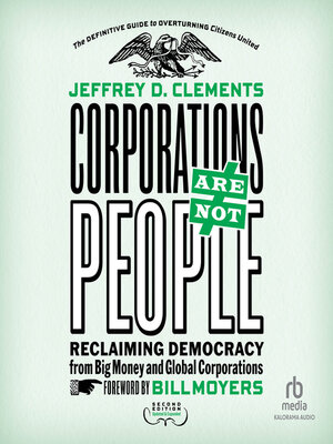 cover image of Corporations Are Not People